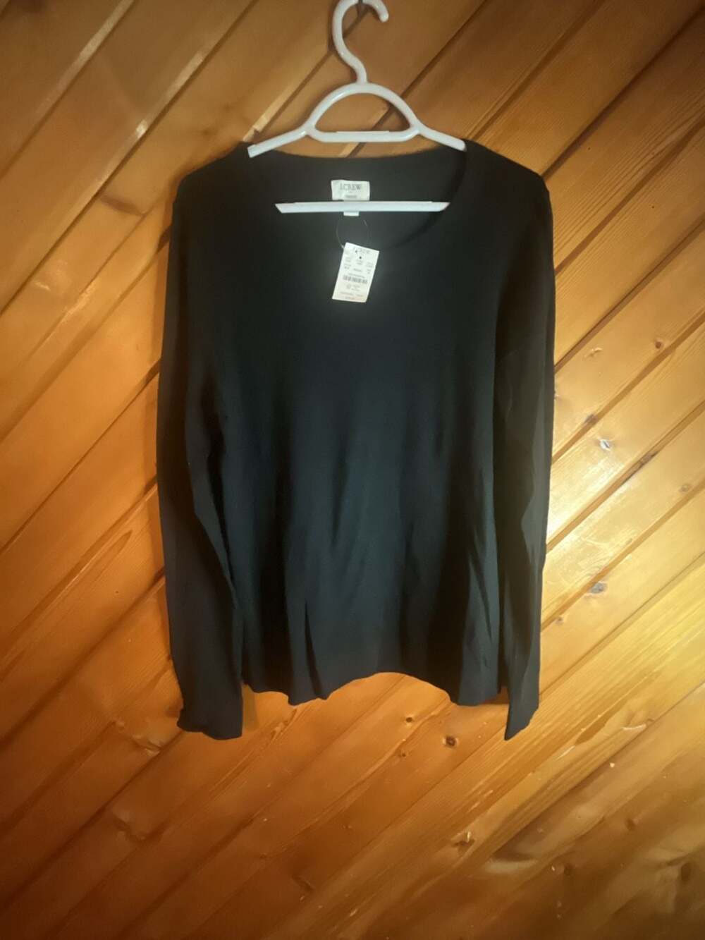 J.Crew Teddie Sweatier Black Size M
NWT